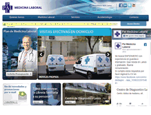 Tablet Screenshot of palmedicinalaboral.com.ar